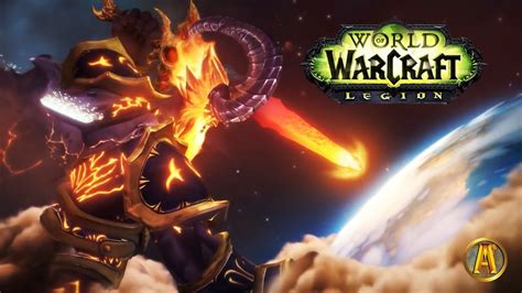 Sargeras Impales Azeroth Sword Cinematic .